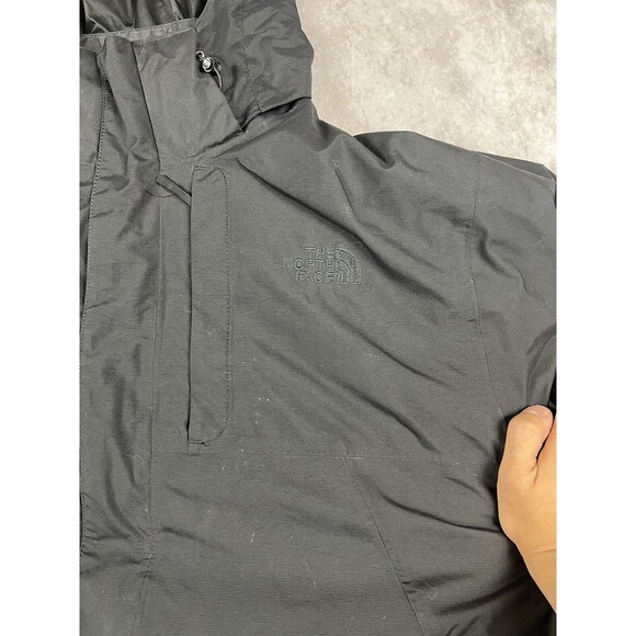 The North Face Dryvent Jacket Men’s 2XL Black Hooded Waterproof Full Zip - Picture 4 of 11